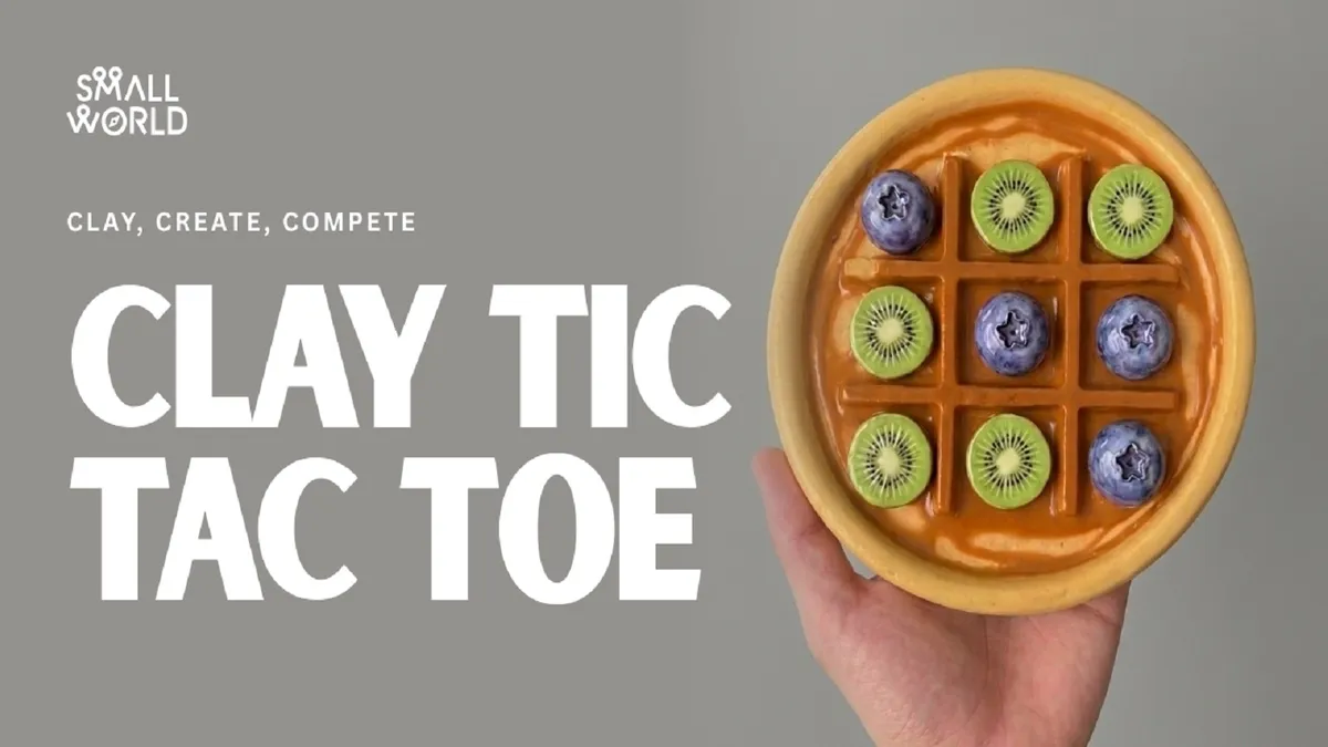 Small World - Clay Tic Tac Toe
