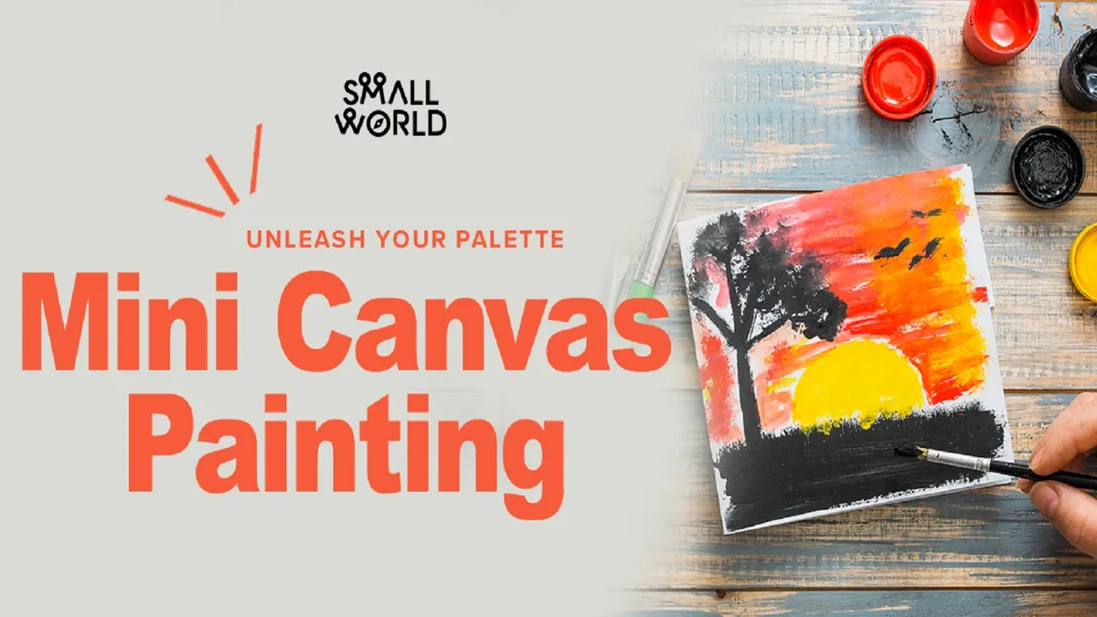 Small World - Mini Canvas Painting