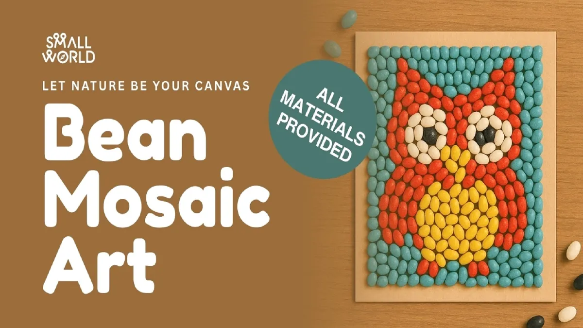 Small World - Mosaic Bean Art