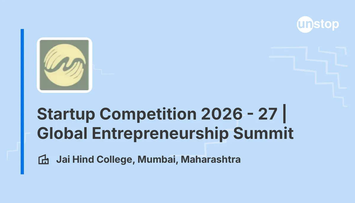 Startup Competition 2026-27 | Global Entrepreneurship Summit