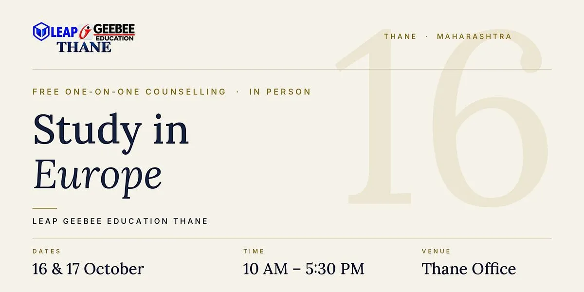 Study in Europe: Free One-on-One Counselling in Thane