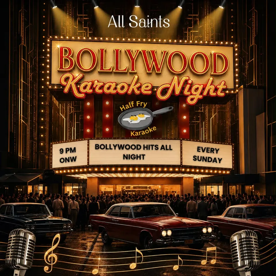 Sunday Bollywood Karaoke at All Saints