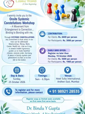 Systemic Constellations Workshop poster