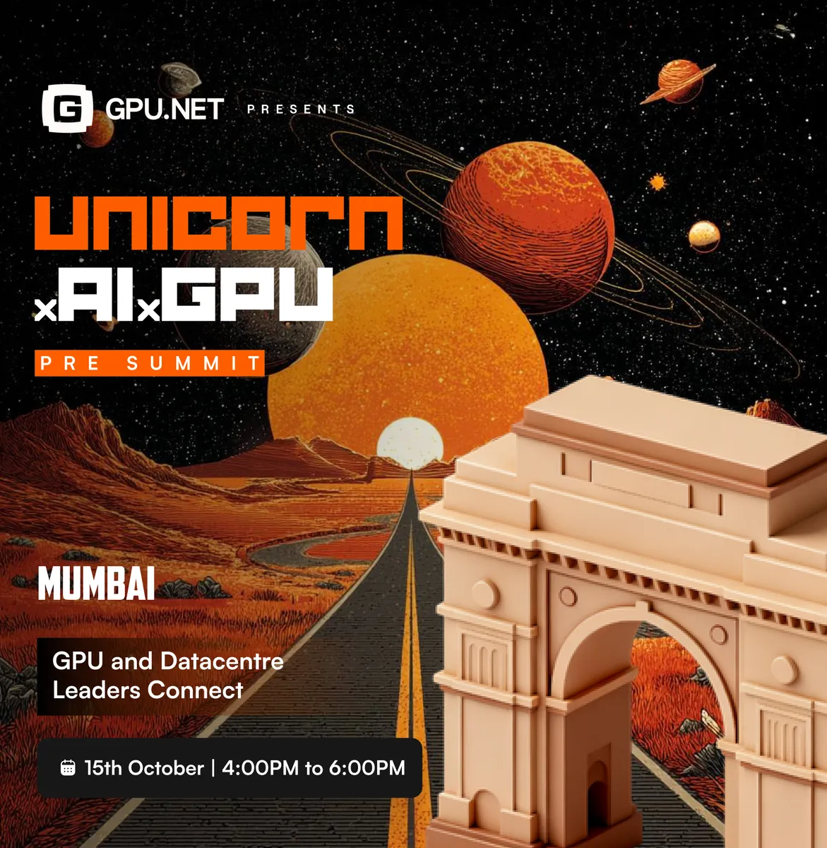 Unicorn X AI X GPU Net Pre Summit Mumbai