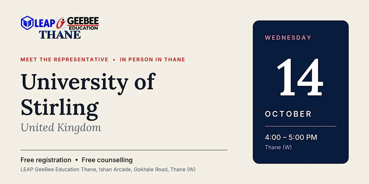 University of Stirling is Coming to Thane