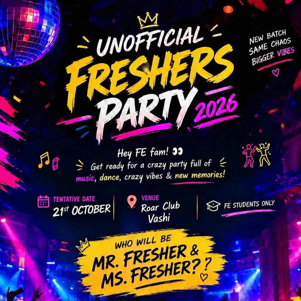 Unofficial First Year Fresher's Party